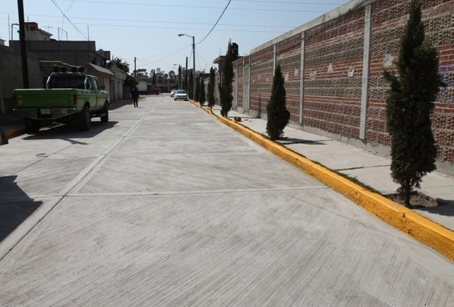Pavimentación con concreto hidráulico en Acapulco, Guerrero